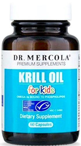 Kenay DR MERCOLA Olej z Kryla dla dzieci 320mg 60kaps EPA DHA - suplement diety