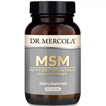 Kenay Dr Mercola Siarka MSM Sulfur Complex 60kaps - suplementy diety OptiMSM organiczne L-metionina R-ALA