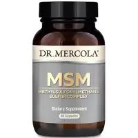 Kenay Dr Mercola Siarka MSM Sulfur Complex 60kaps - suplementy diety OptiMSM organiczne L-metionina R-ALA