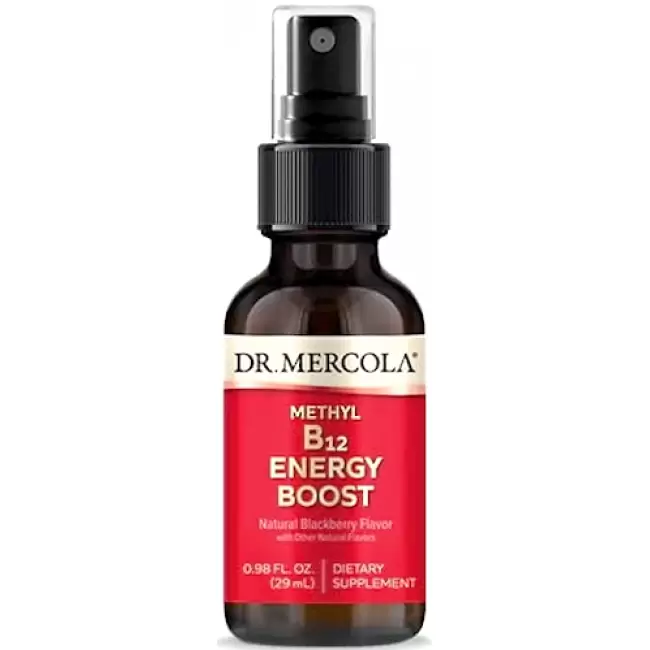 Kenay Dr Mercola Witamina B12 Energy Boost Metylokobalamina 29ml Spray - suplement diety