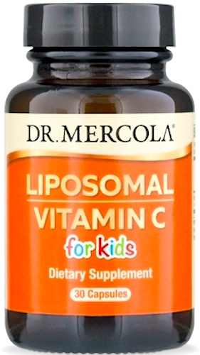 Kenay Dr Mercola Witamina C Liposomalna dla dzieci 125mg 30kaps - suplement diety