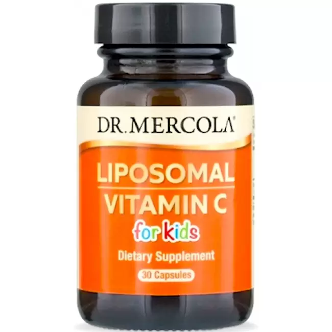 Kenay Dr Mercola Witamina C Liposomalna dla dzieci 125mg 30kaps - suplement diety