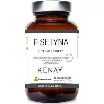Kenay Fisetyna 200mg 60kaps vege - suplement diety Flawonoid Młodość Perukowiec Podolski Ekstrakt