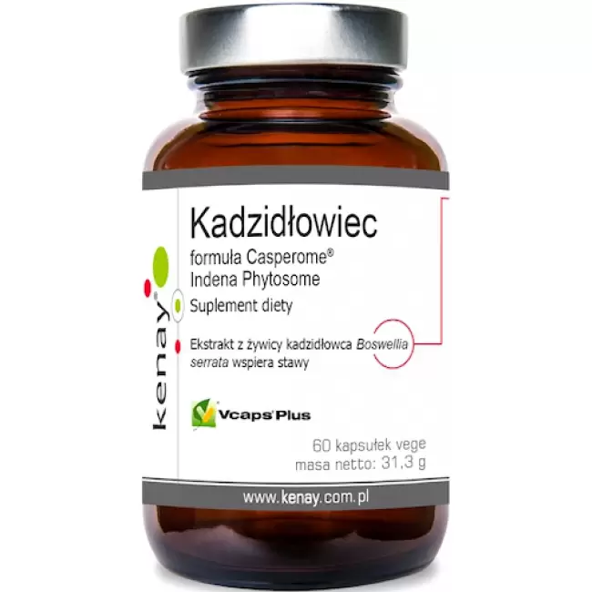 Kenay Kadzidłowiec Casperome 60kaps vege - suplement diety Boswellia Serrata wspiera Stawy