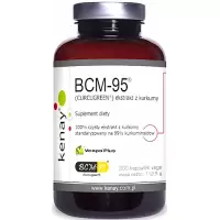 Kenay Kurkuma BCM-95 375mg z piperyną (Bioperine) 300kaps 100% czysty ekstrakt - suplement diety