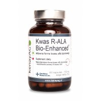 Kenay R-ALA Bio-Enhanced Aktywna Forma Kwasu Liponowego 150mg 60kaps - suplement diety