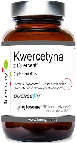 Kenay Kwercetyna z Quercefit 60kaps vege - suplement diety Qercetine z Fosfolipidami