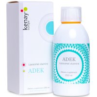 Kenay ADEK Liposomalne witaminy A D3 E K2 250ml – suplement diety CureSupport WYPRZEDAŻ KRÓTKA DATA!