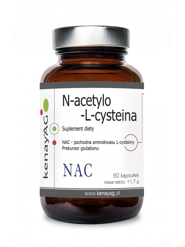 Kenay NAC N-acetylo-L-cysteina 150mg 60kaps - suplement diety