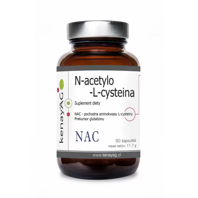 Kenay NAC N-acetylo-L-cysteina 150mg 60kaps - suplement diety