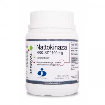 Kenay Nattokinaza NSK-SD 100mg 300kaps - suplement diety BEZPŁATNA DOSTAWA !