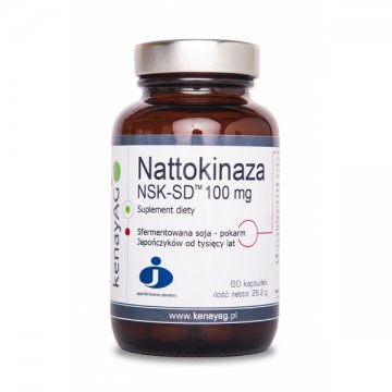 Kenay Nattokinaza NSK-SD 100mg 60kaps - suplement diety