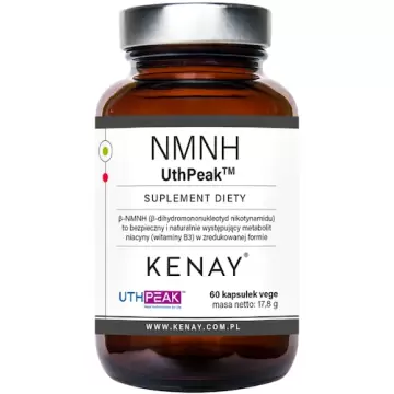 Kenay NMNH UthPeak™ β-dihydromononukleotyd nikotynamidu 60kaps - suplementy diety Niacyna zredukowana