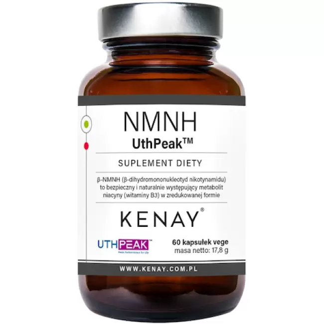 Kenay NMNH UthPeak™ β-dihydromononukleotyd nikotynamidu 60kaps - suplementy diety Niacyna zredukowana