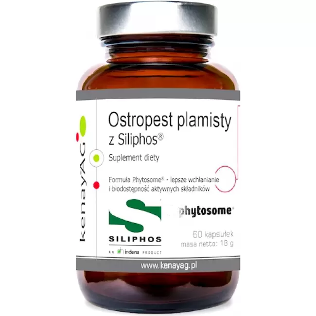 Kenay Ostropest plamisty z Siliphos 60kaps Sylibina - suplement diety