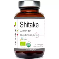 Kenay Shitake BIO 350mg 60kaps Grzybek Poku - suplement diety Odporność, Młodość, Energia