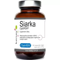 Kenay Siarka organiczna OptiMSM® 90kaps vege - suplement diety Mocne Stawy i Kości 