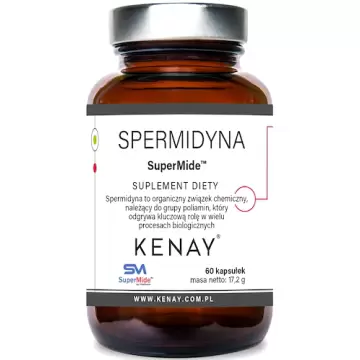 Kenay Spermidyna SuperMide™ 60kaps vege - suplement diety Autofagia Oczyszczenie Regeneracja