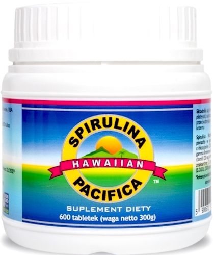 Kenay Spirulina hawajska Pacifica 600tab 500mg - suplement diety