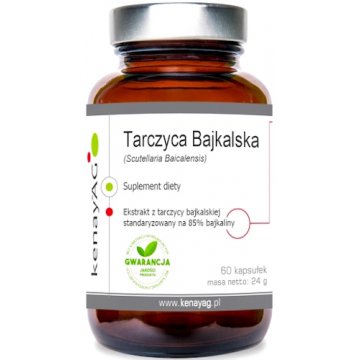 Kenay Tarczyca Bajkalska ekstrakt 400mg 60kaps Bajkalina - suplement diety