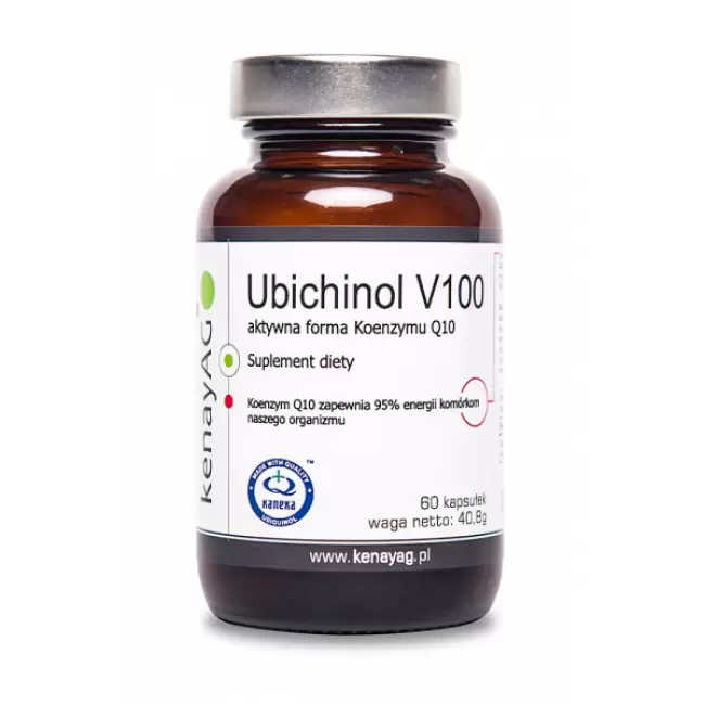 Kenay Ubichinol V100 Koenzym Q10 100mg 60kaps Ubiquinol Kaneka - suplement diety