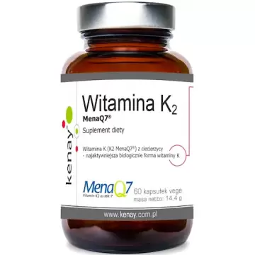 Kenay Witamina K2 MK-7 Mena Q7 Natto 100mcg 60kaps - suplement diety