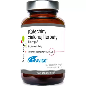 Kenay Zielona Herbata Katechiny EGCg Teavigo 60kaps vege - suplement diety Polifenole