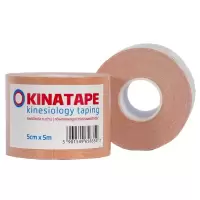 Aura Herbals KINATAPE - Kinesio Taping 5m x 5cm beżowa Plastry Tejpy