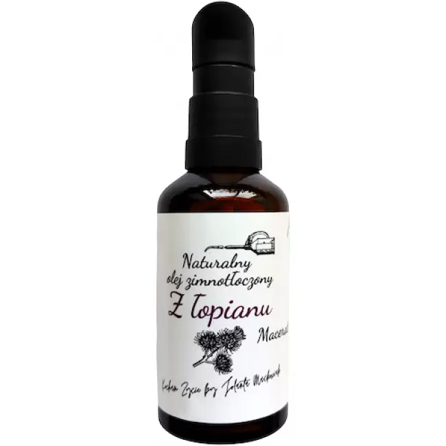 Kocham Życie Macerat z łopianu 50ml naturalny olej zimnotłoczony