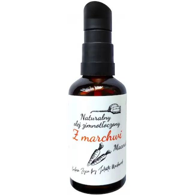 Kocham Życie Macerat z marchwi 50ml naturalny olej zimnotłoczony