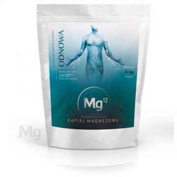 Mg12 Odnowa regenerujące płatki magnezowe do kąpieli (100% biszofit) 4kg