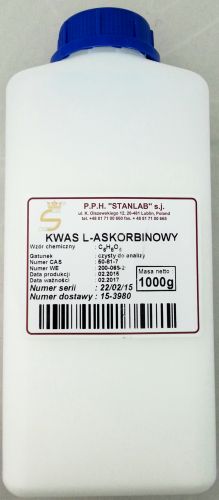 Stanlab Kwas L-Askorbinowy CZDA 1000g witamina C 1kg
