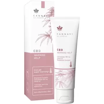 LARENS Cannavi CBD Warming Help Żel rozgrzewający 50ml Kojący Ból Przeciwzapalny -10% z kodem: LATO23