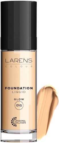 LARENS Colour Liquid Foundation Glow 01G 30ml podkład pielęgnacyjny ciepły light rozświetlający -10% z kodem: WIOSNA23