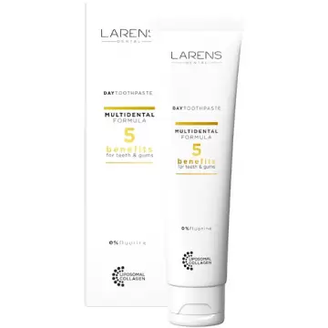 LARENS Dental Day Tooth Paste 100ml pasta do zębów premium bez fluoru Biała Dzienna -10% z kodem: LATO23