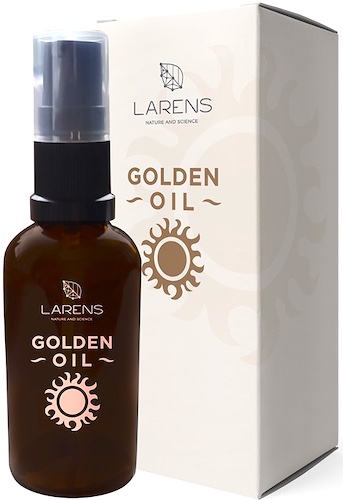 LARENS Golden Oil 50ml Kompozycja naturalnych olejków o właściwościach pielęgnacyjnych, odżywczych i ochronnych