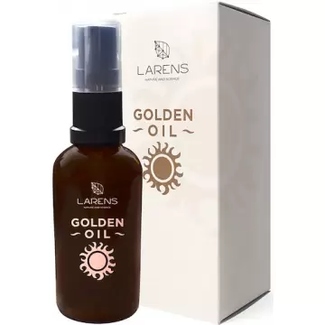 LARENS Golden Oil 50ml Kompozycja naturalnych olejków o właściwościach pielęgnacyjnych, odżywczych i ochronnych