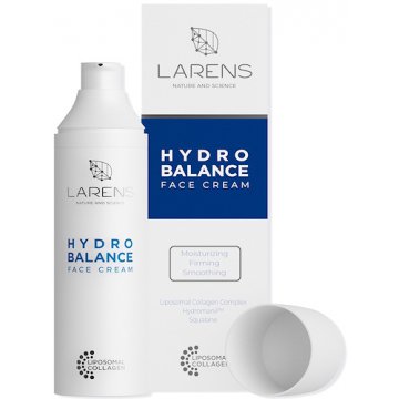 LARENS Hydro Balance Face Cream 50ml Krem ultra-nawilżający ultra-nawilżający Peptydy Kolagen Kwas hialuronowy