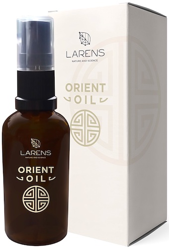 LARENS Orient Oil 50ml Lekki olejek pielęgnacyjny na bazie nierafinowanych 100% naturalnych olejów