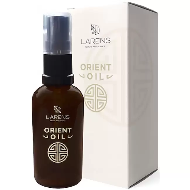LARENS Orient Oil 50ml Lekki olejek pielęgnacyjny na bazie nierafinowanych 100% naturalnych olejów -10% z kodem: LATO23