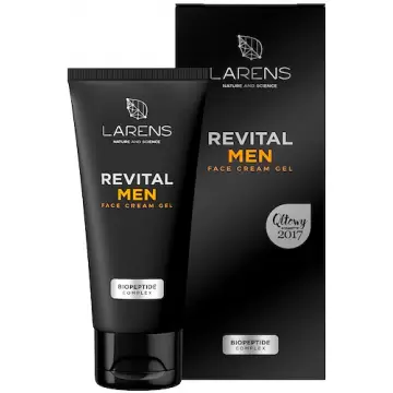 LARENS Revital Men Face Cream Gel 50ml Kremo-żel do twarzy Ujędrniający Regenerujący Peptydy Kolagen -10% z kodem: WELLU10