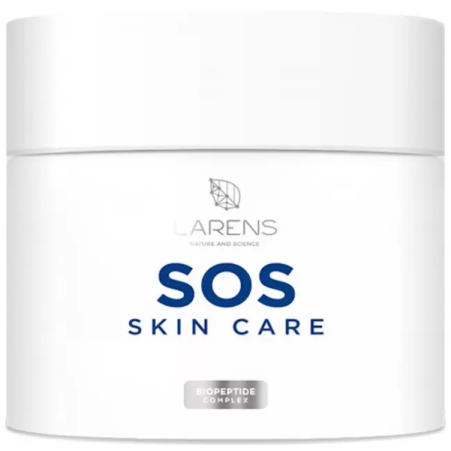 LARENS SOS Skin Care 150ml Krem do ciała intensywnie regenerujący bezzapachowy Peptydy Kolagen Aloes Ginkgo -10% z kodem: LATO23