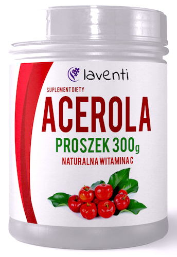 Laventi Acerola proszek 300g naturalna witamina C - suplement diety