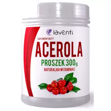 Laventi Acerola proszek 300g naturalna witamina C - suplement diety