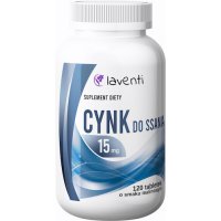 Laventi Cynk Cytrynian do ssania 15mg 120tab smak malinowy - suplement diety