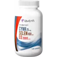 Laventi Cynk Selen D3 120tabs - suplement diety