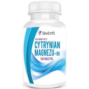 Laventi Cytrynian Magnezu + B6 100 tabletek - suplement diety