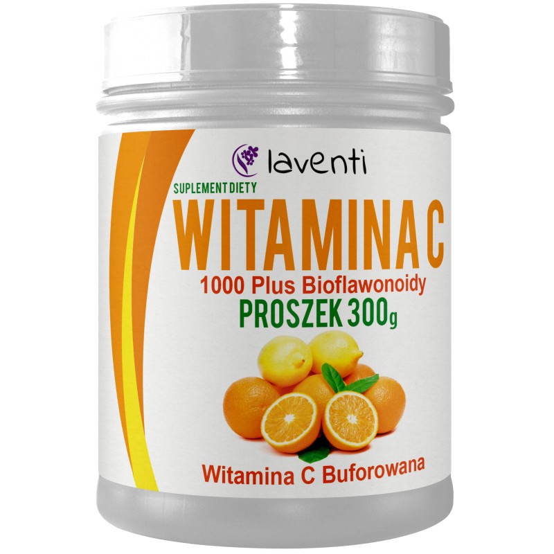 Laventi Witamina C 1000 Plus Bioflawonoidy proszek 300g - suplement diety