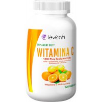 Laventi Witamina C buforowana Plus Bioflawonoidy 120tab - suplement diety