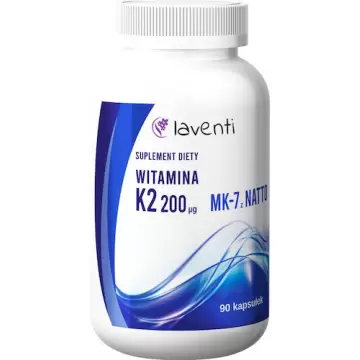 Laventi Witamina K2 200mcg MK-7 90kaps - suplement diety Zdrowe Kości 